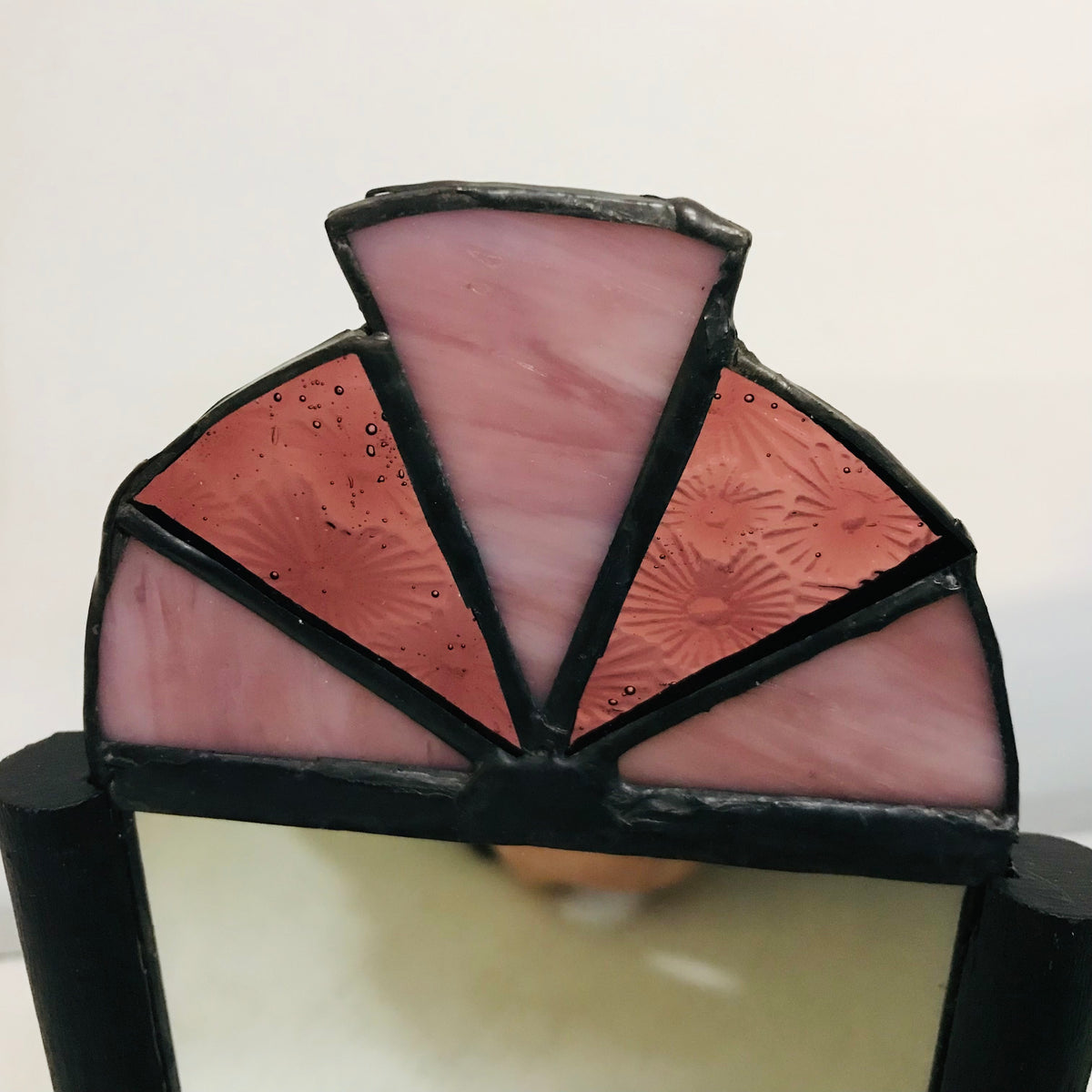 Stained Glass Table Mirror