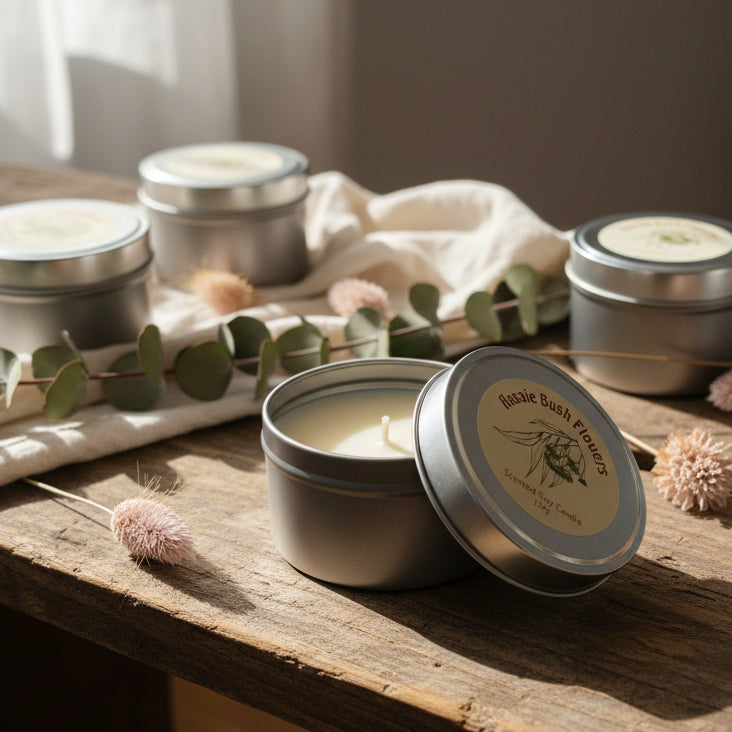 Scented Soy Candle Tins
