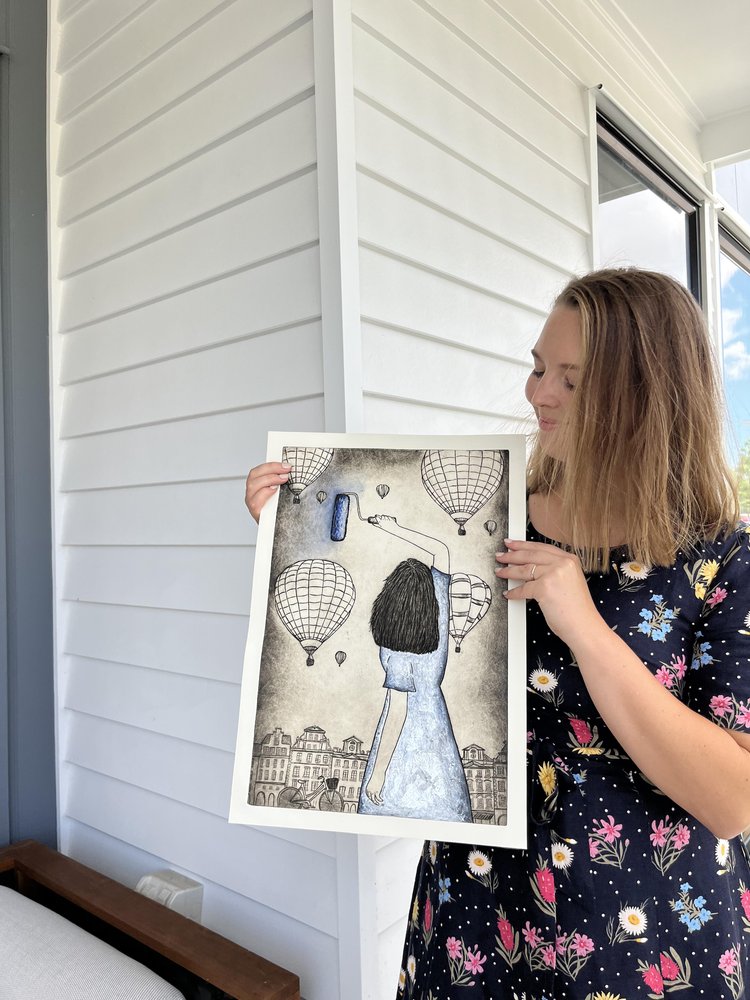 Kate Piekutowkski Original A4 Art Prints (unframed)