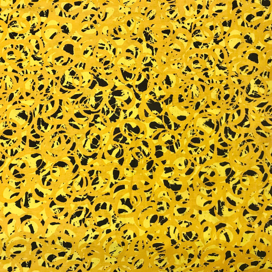 Custom Lamp Shade only - Yellow Scribble