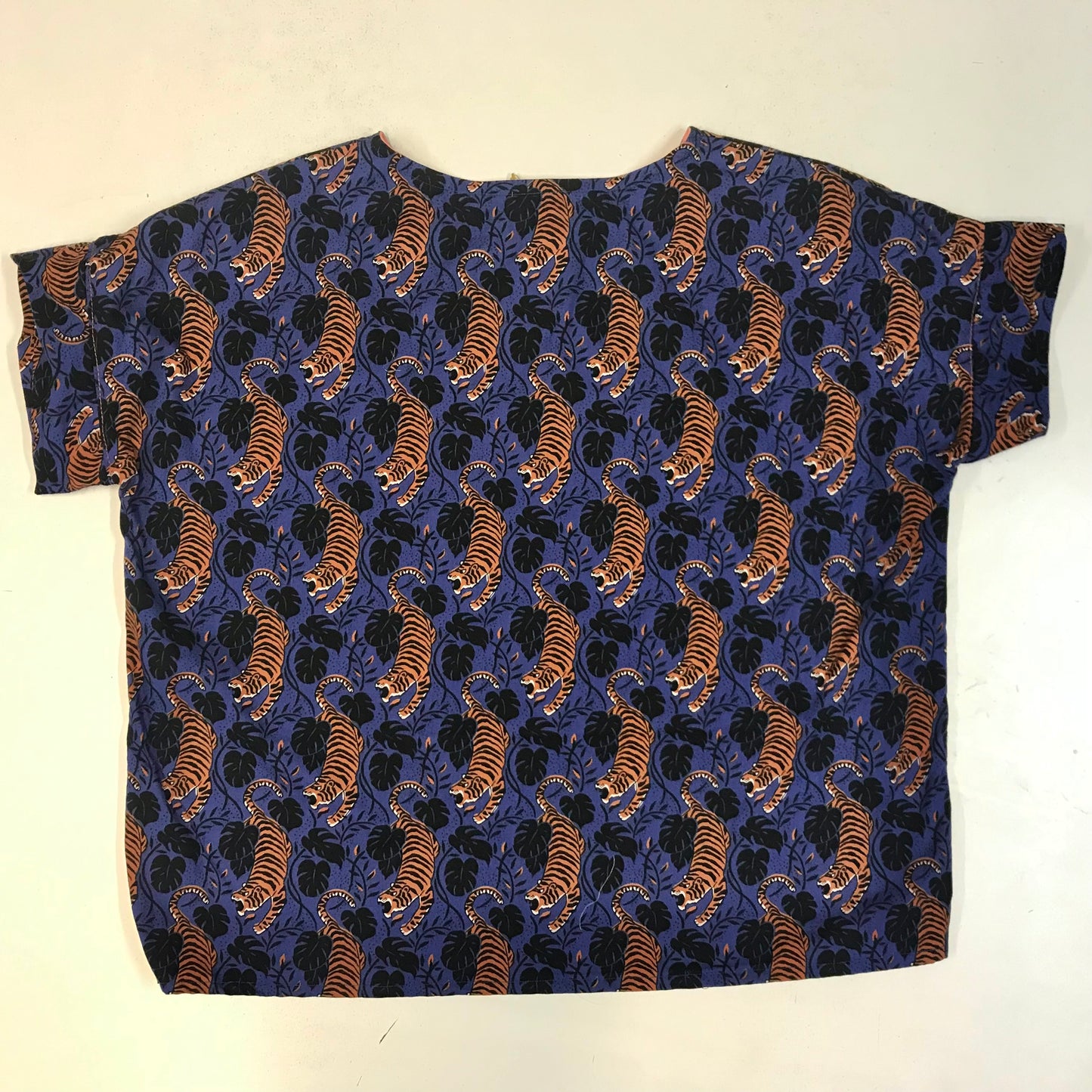 Handmade Women’s Box Top - Tigers (S/M)