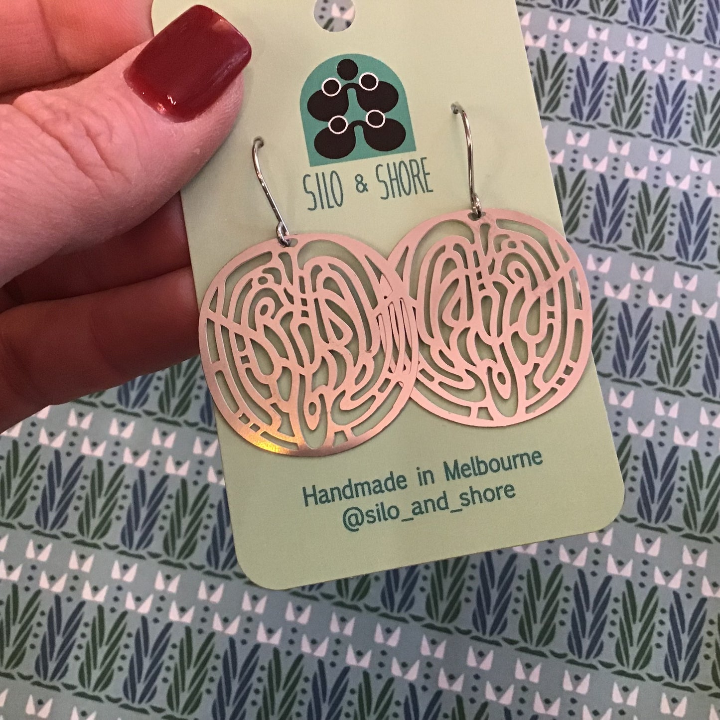 Stainless Steel Statement Earrings - Sojourn Range