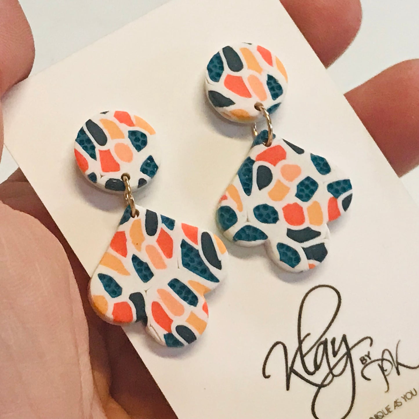 Handmade Polymer Clay Earrings - Tropical