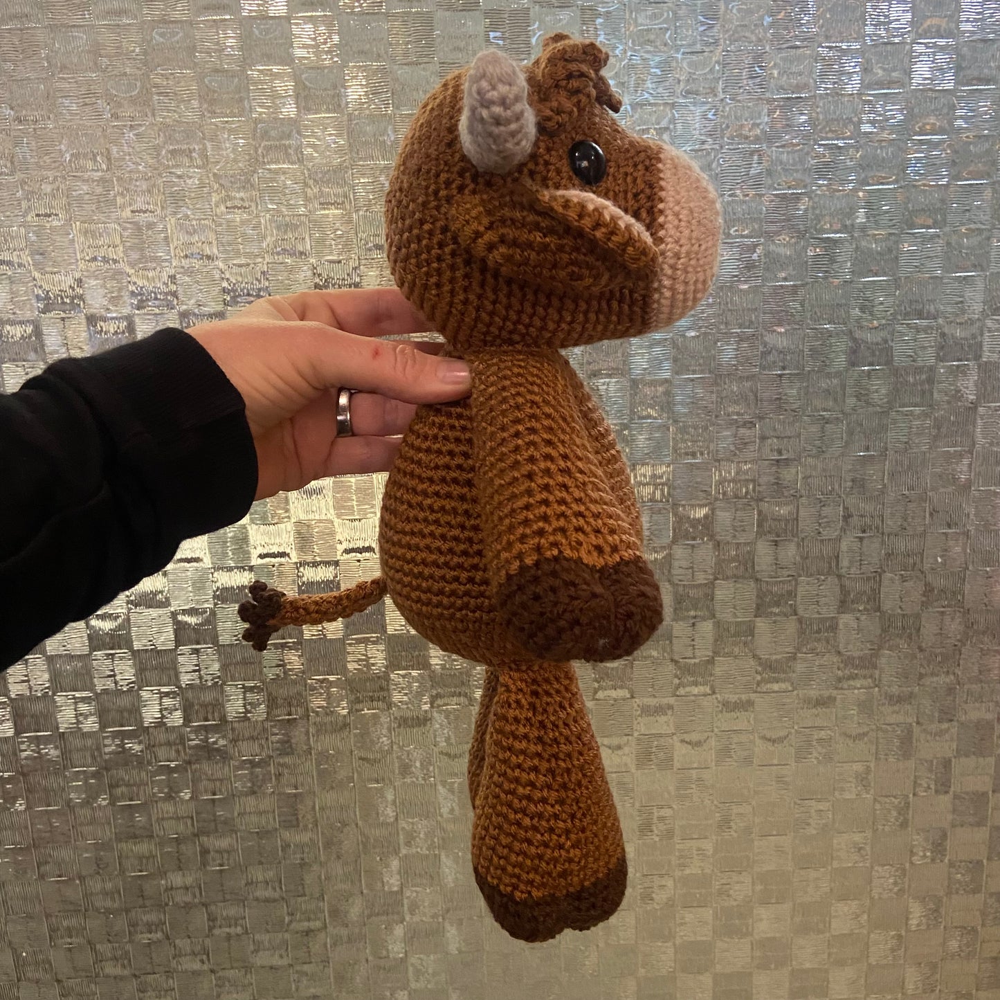 Hairy Coo Crochet Toy 9 (Highland Cow)