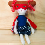 Handmade One-Of-A-Kind Superhero Cloth Doll