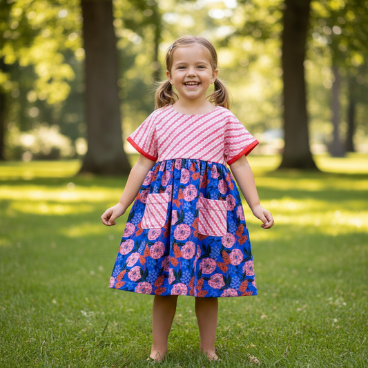 The Moxie Handmade Dress - Garden Floral