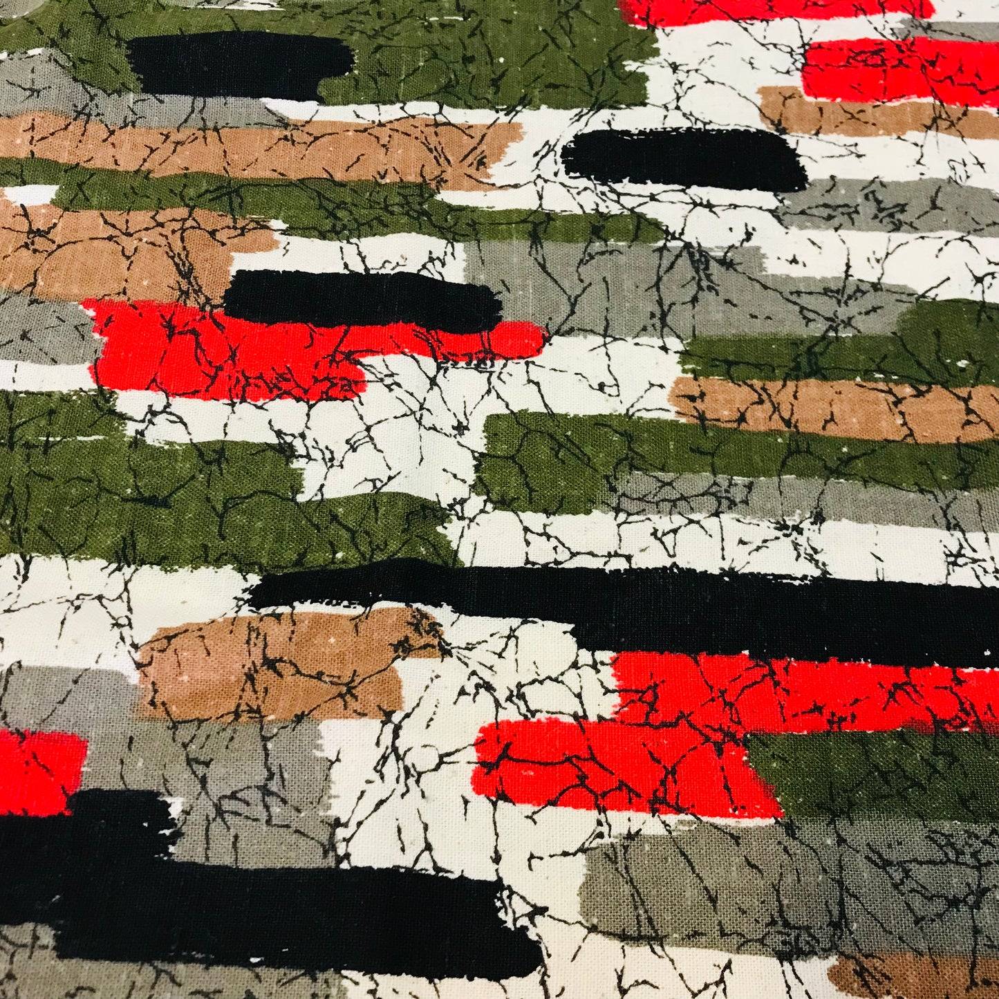 Custom Lamp Shade only - Mid Century Retro Earthy Grid