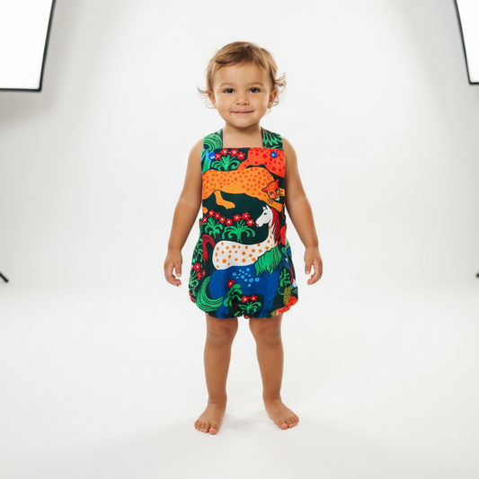 Baby Toddler Summer Romper - 60s Noah's Ark