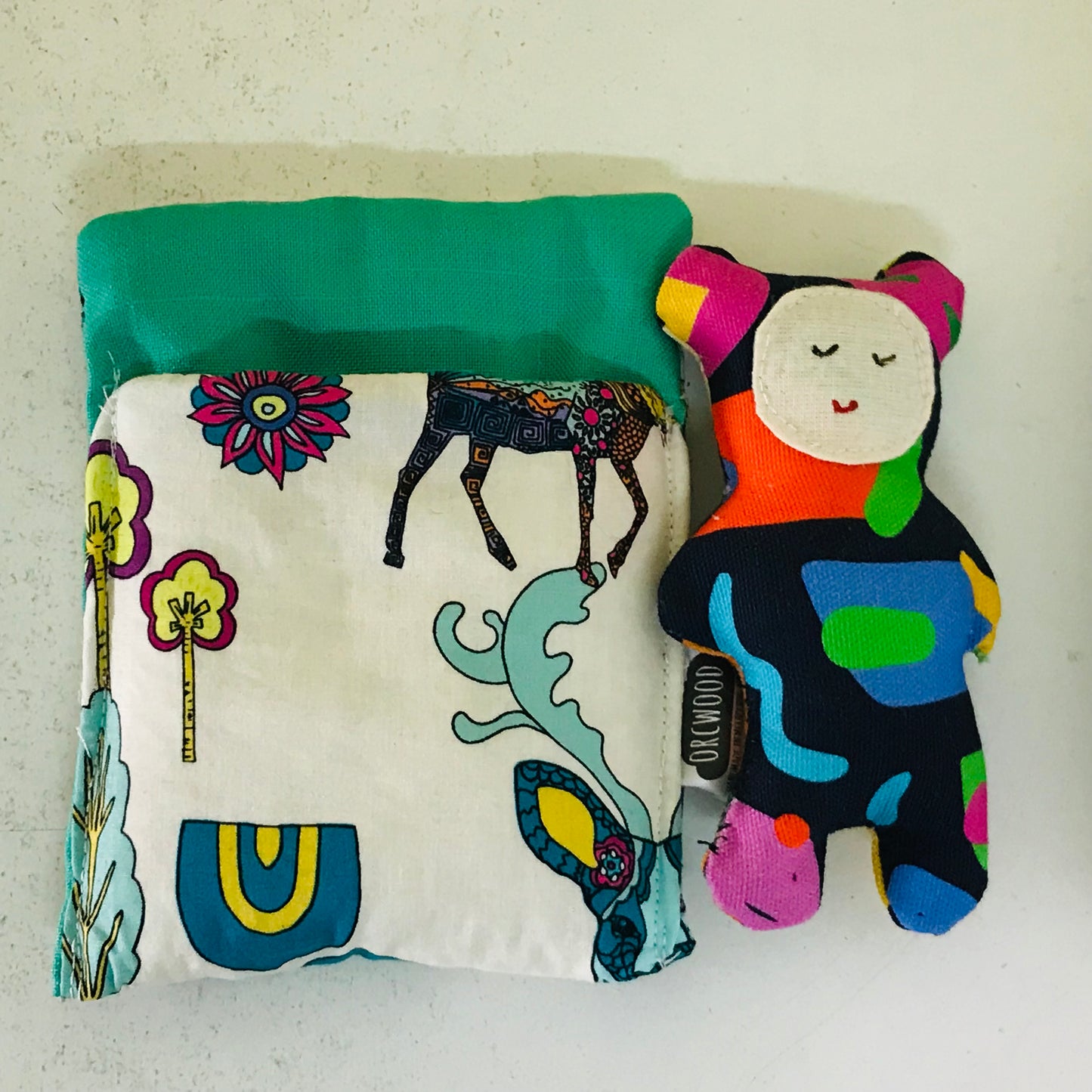 Handmade OOAK Mini Sleepy Bear with Sleeping Bag
