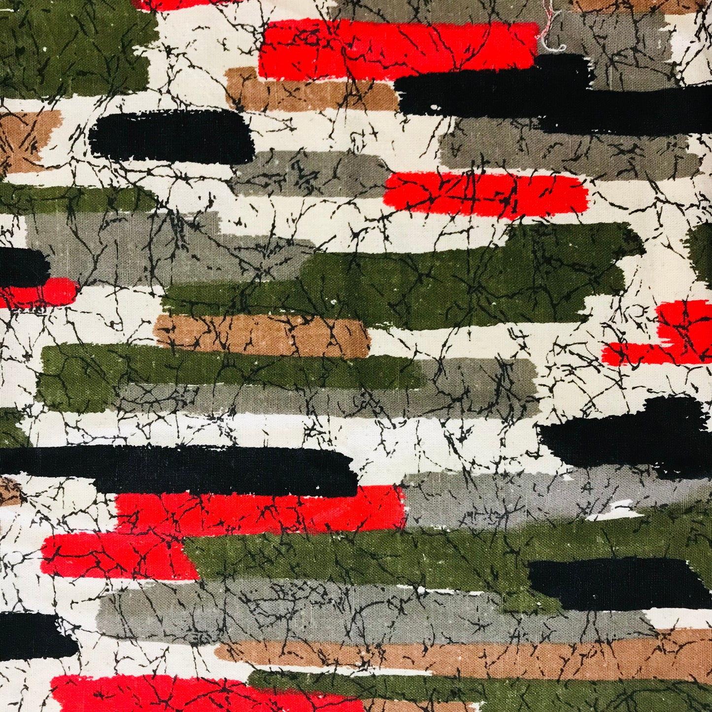 Custom Lamp Shade only - Mid Century Retro Earthy Grid