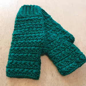 Crochet fingerless gloves - various colours