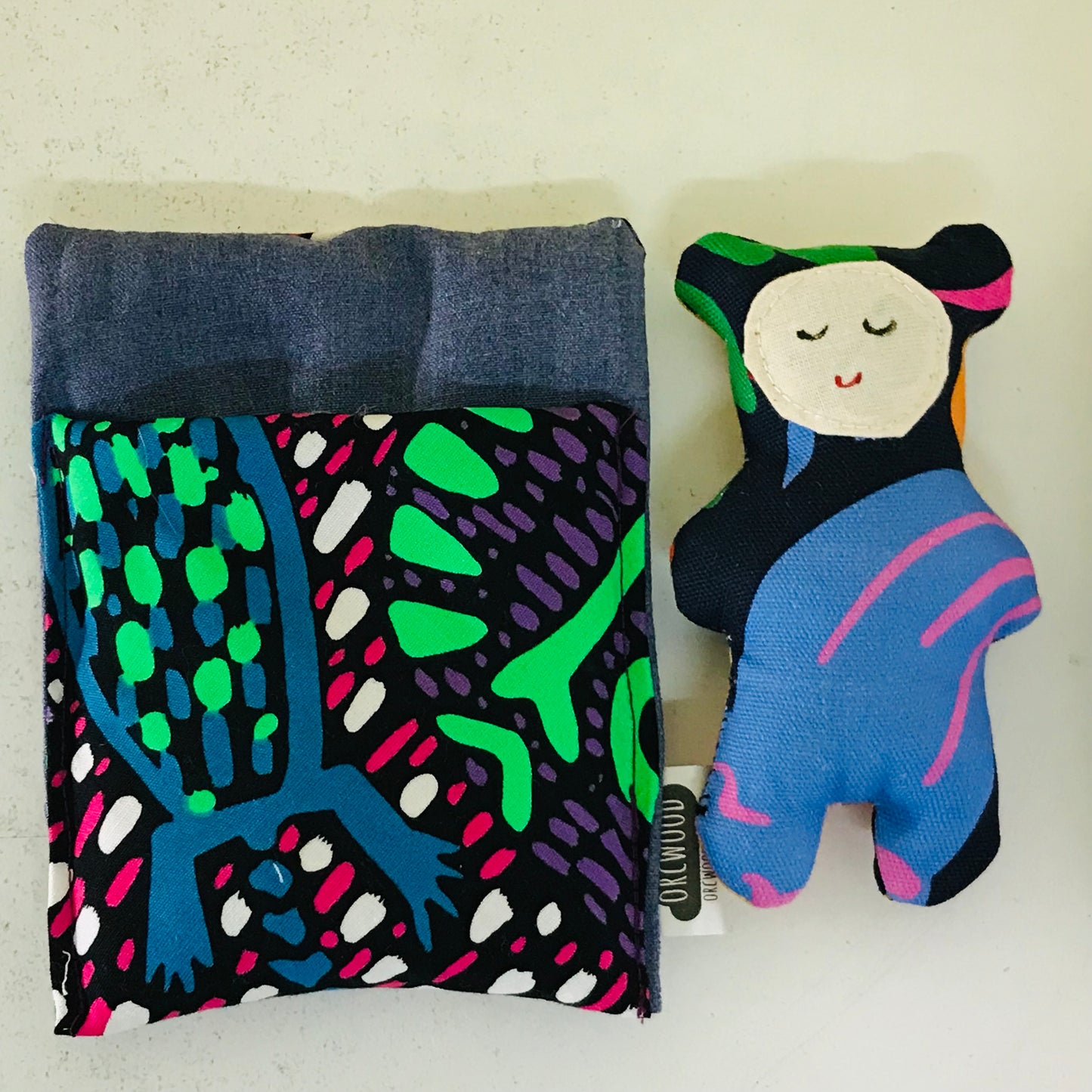 Handmade OOAK Mini Sleepy Bear with Sleeping Bag