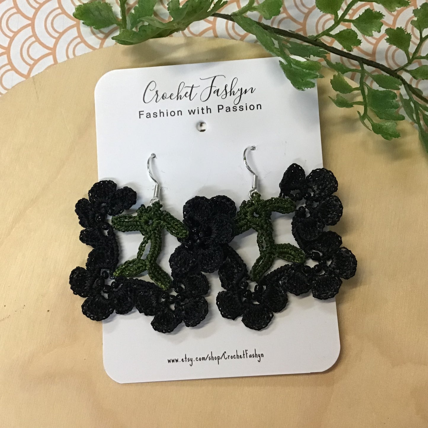 Handcrafted Crochet Earrings - Bunch of Flowers