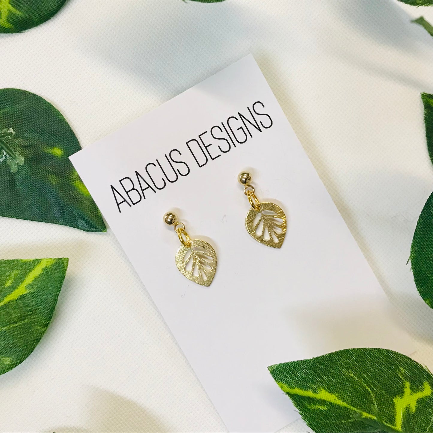 Brass Dangle Earrings