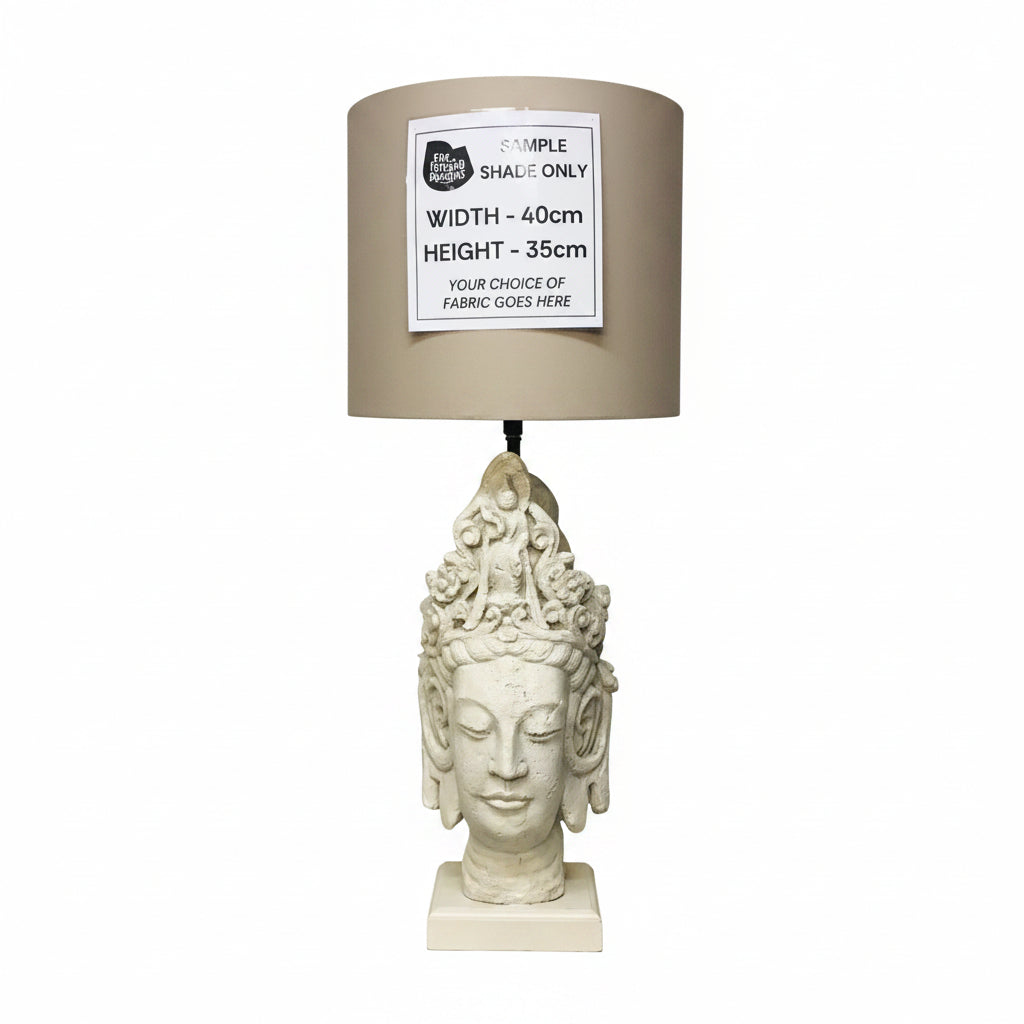 Lamp Base Only - Oversized 1968 Balinese Reproduction Sculpture Table Lamp