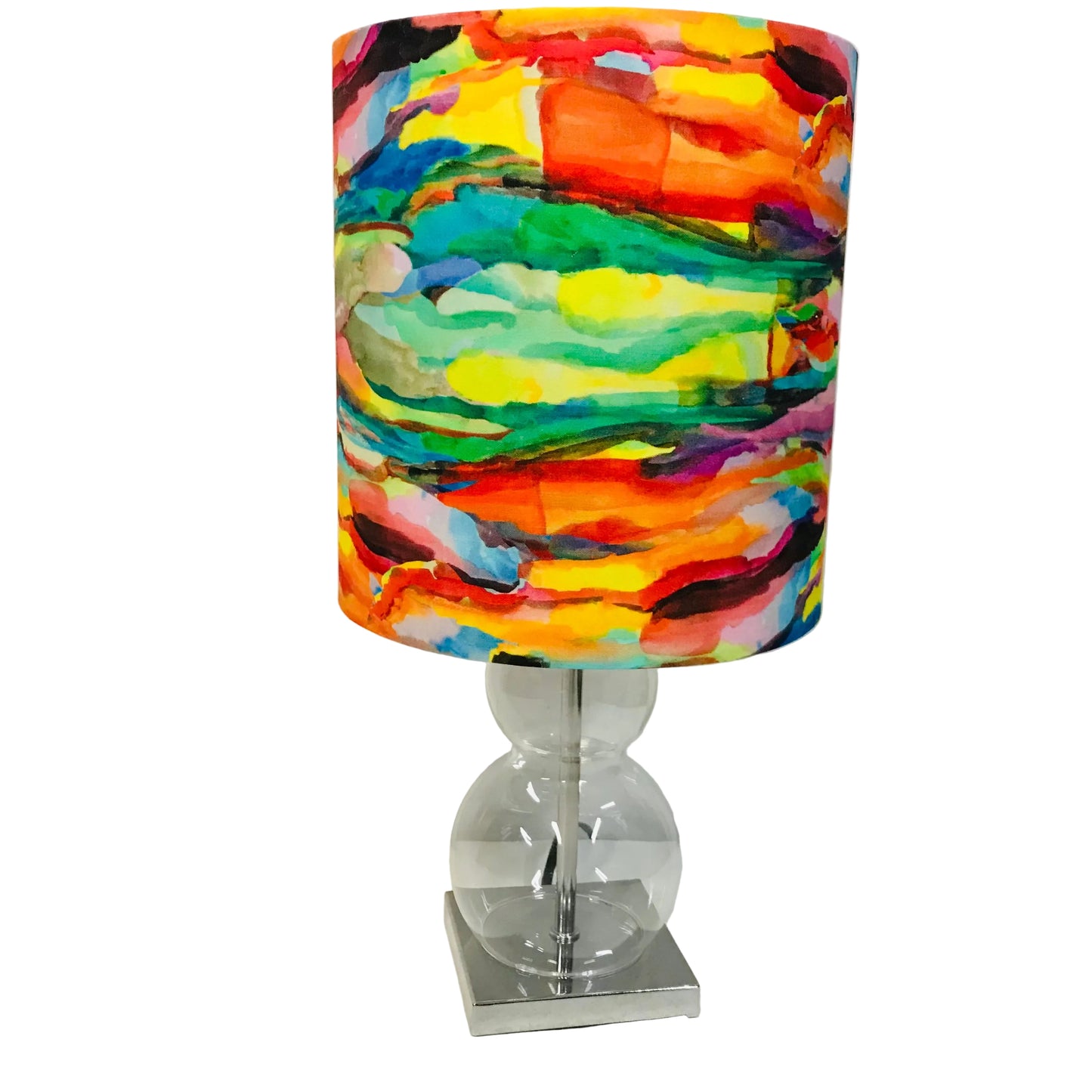 Small Glass Rainbow Horizon Table Lamp