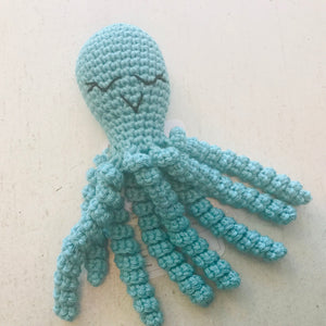 Octopus Crochet Toy - 100% cotton for Premmies & Newborns