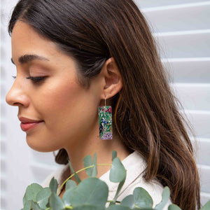 Aluminium Original Art Earrings