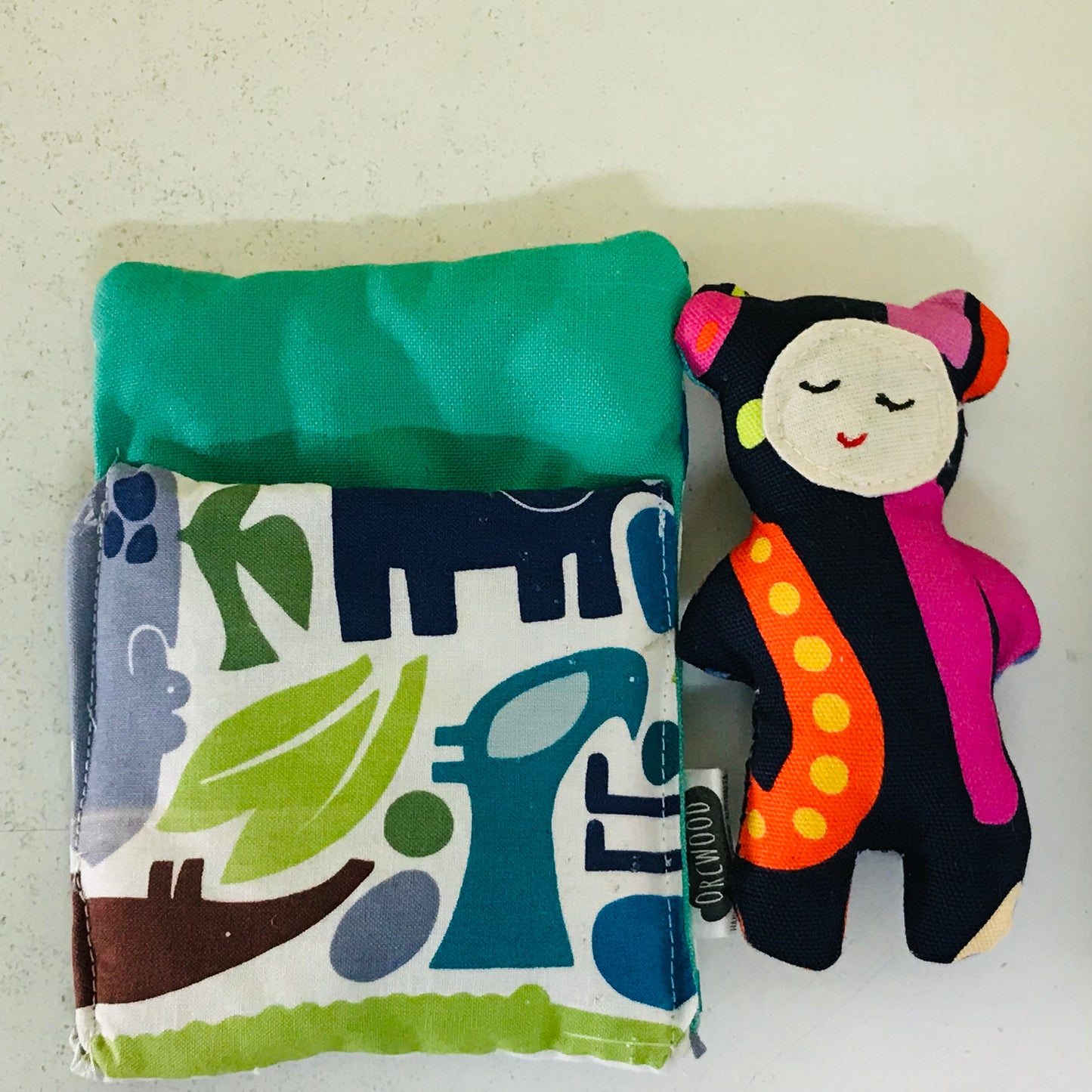 Handmade OOAK Mini Sleepy Bear with Sleeping Bag