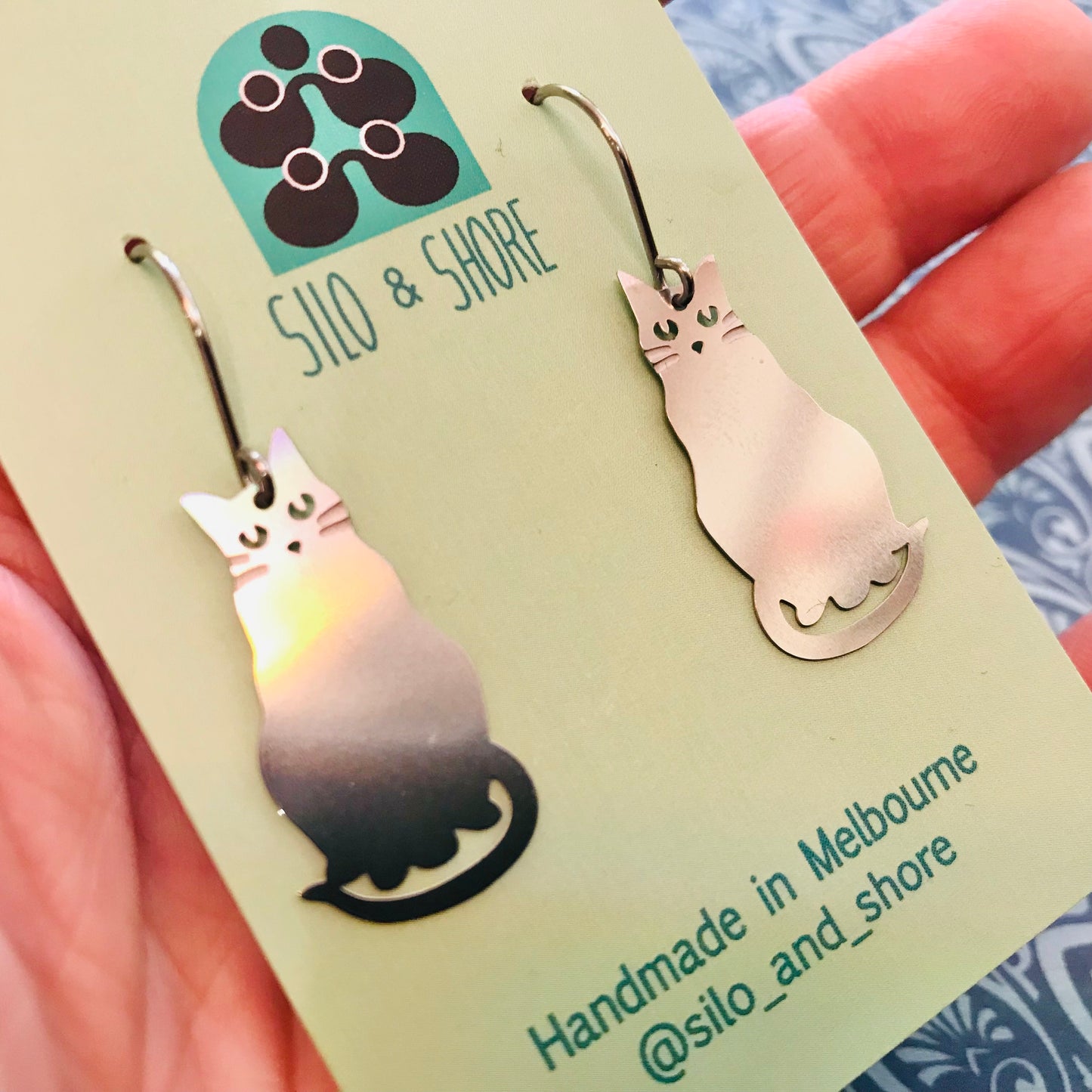 Stainless Steel Statement Earrings - Novelty Range