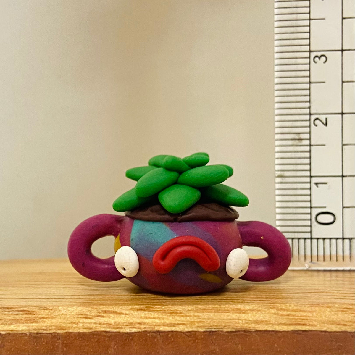Polymer Clay Mini Pot Plant Figurines