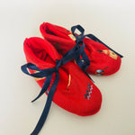 Baby Shoes - handmade OOAK lined cotton