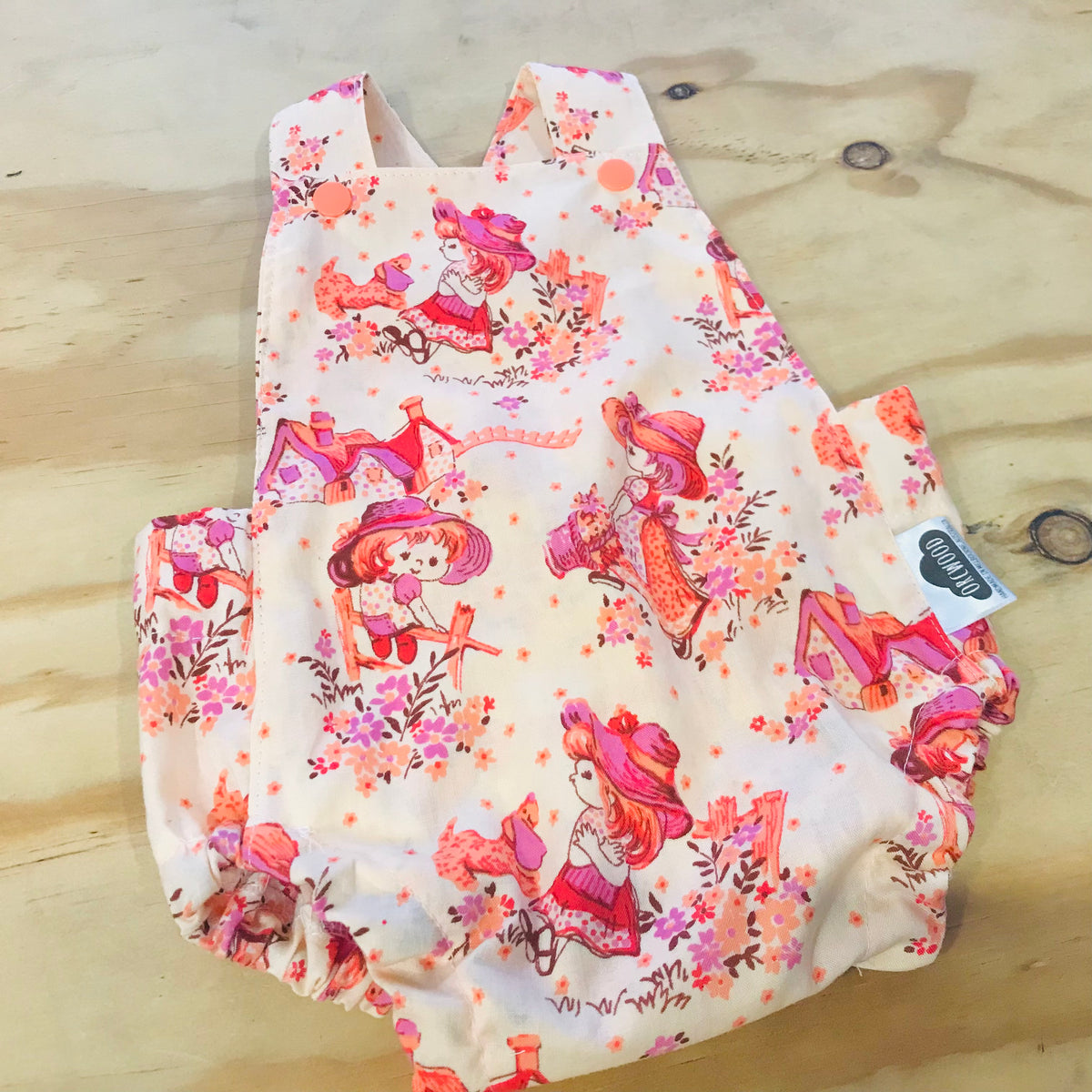 Baby Toddler Summer Romper - Peachy Prairie