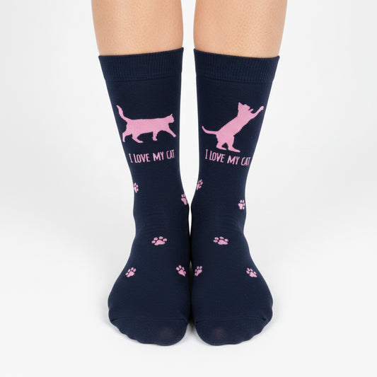 Heart & Sole Mates Bamboo Socks - Kitty Range