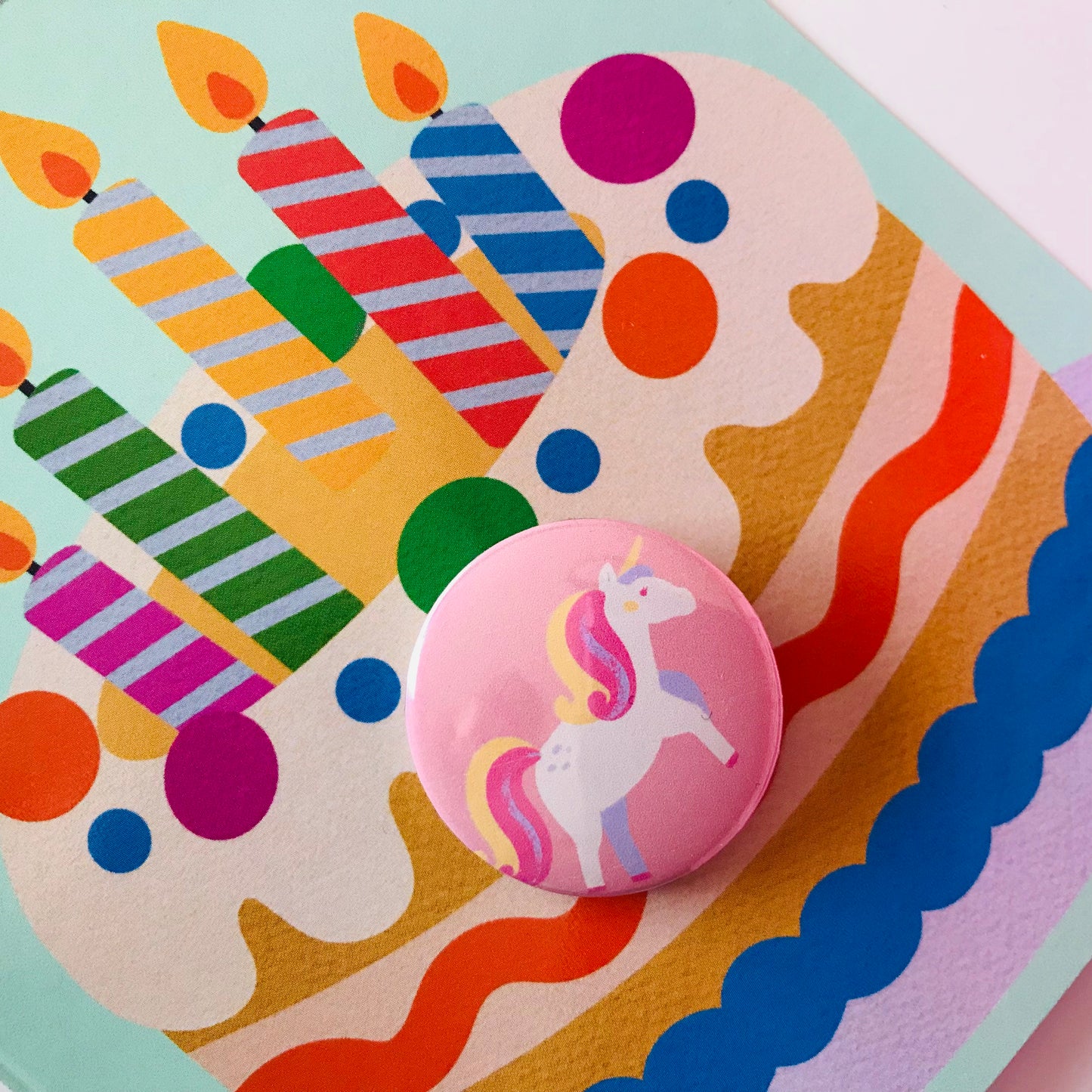 Badge Pin Birthday Cards