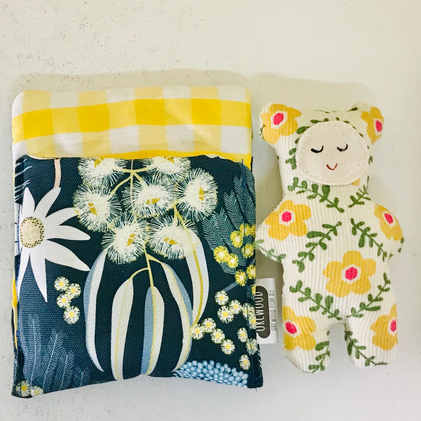 Handmade OOAK Mini Sleepy Bear with Sleeping Bag