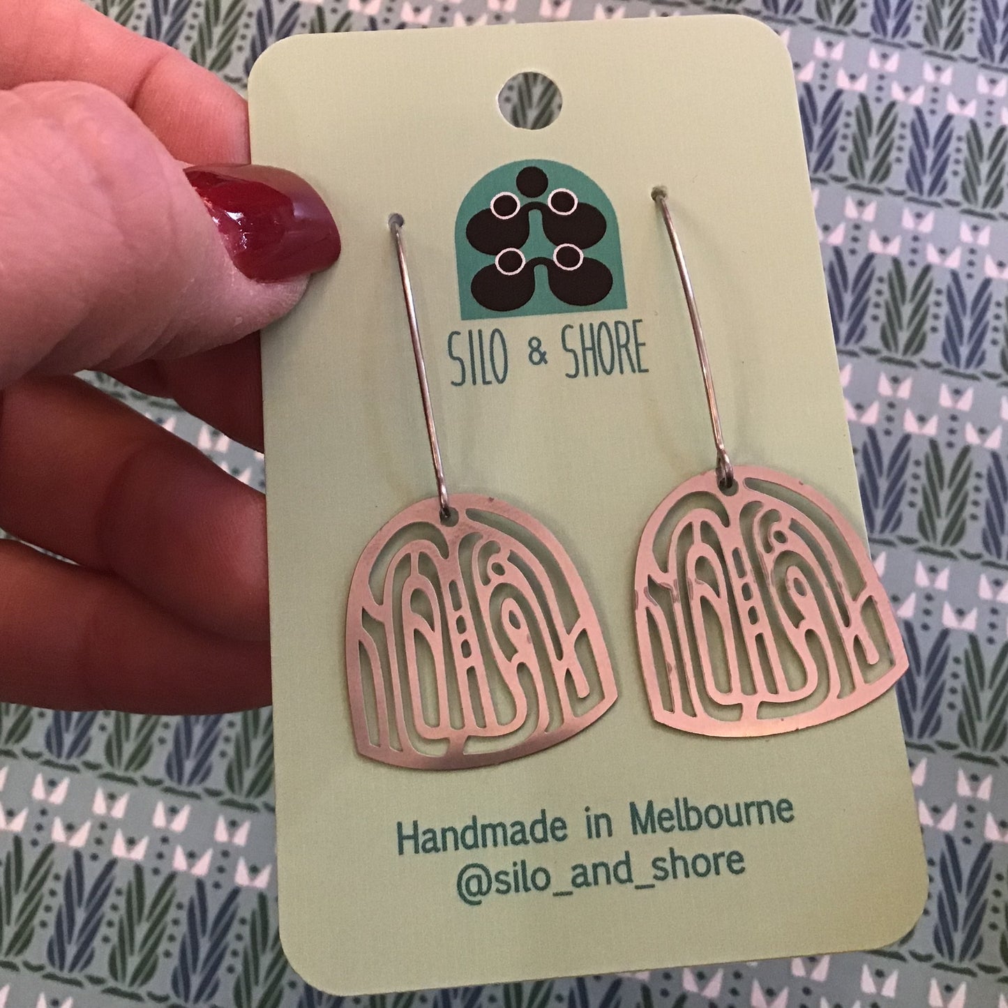 Stainless Steel Statement Earrings - Sojourn Range