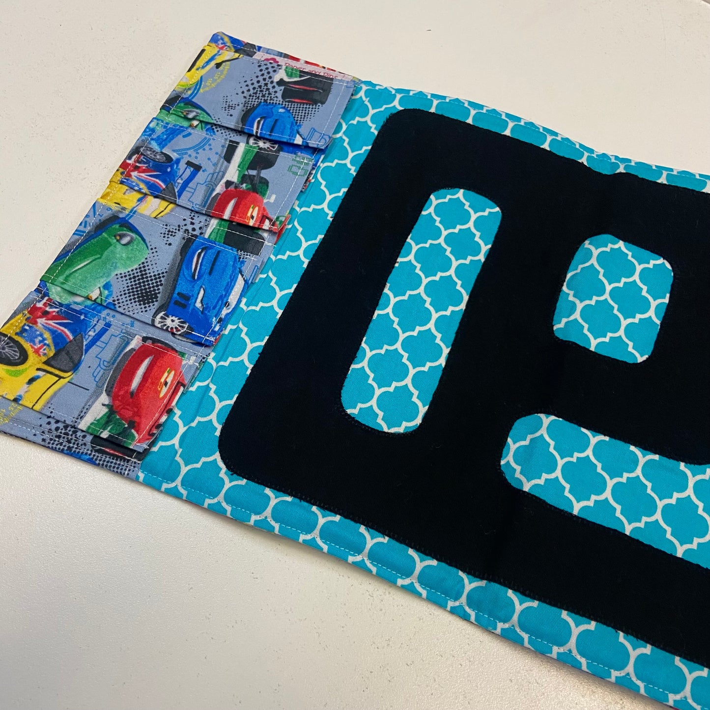 Handmade Fabric Toy Car Travel Roll Wallet