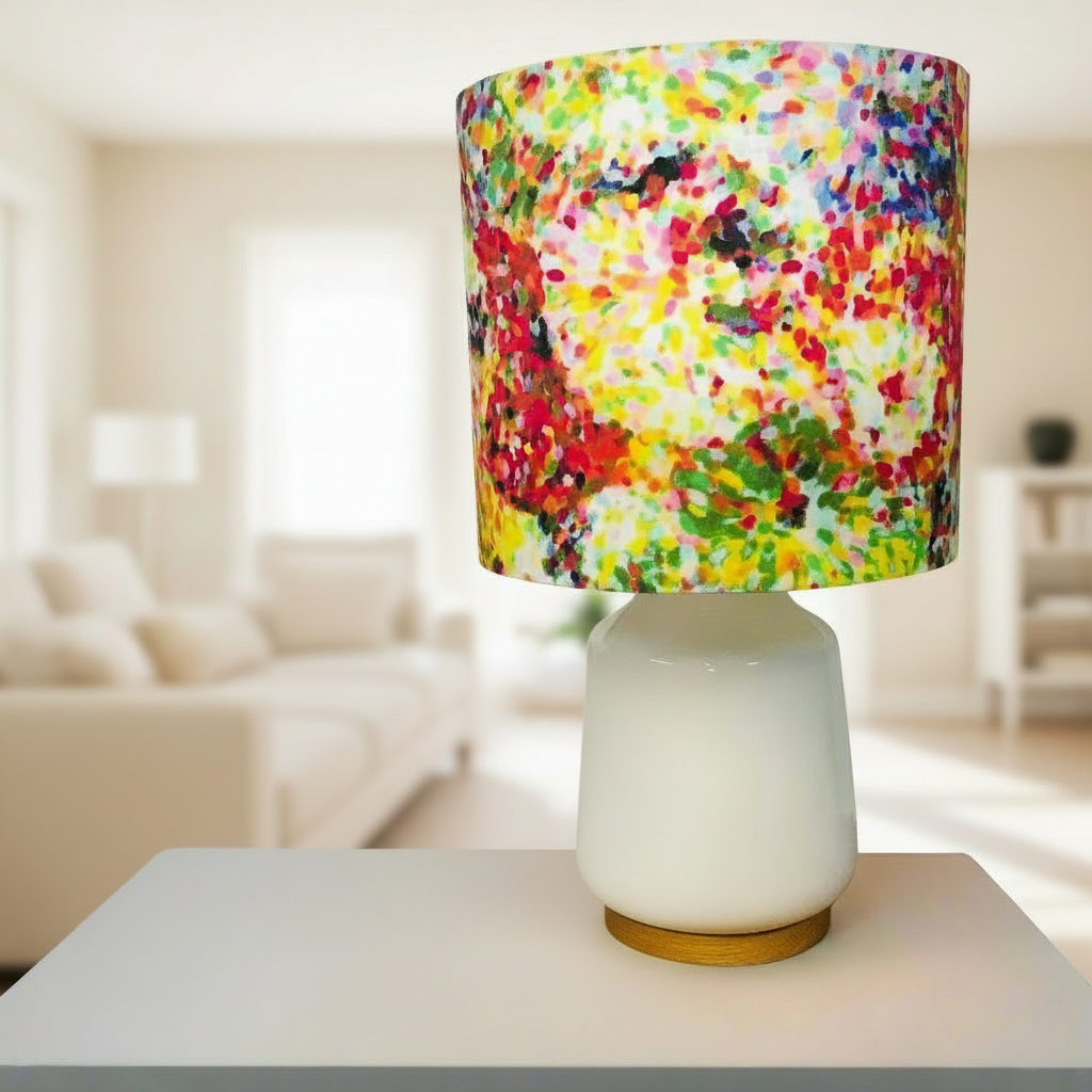 Custom Lamp Shade only - Impressionist Floral