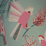 Mulberry Mid Century Table Lamp with Galahs Shade