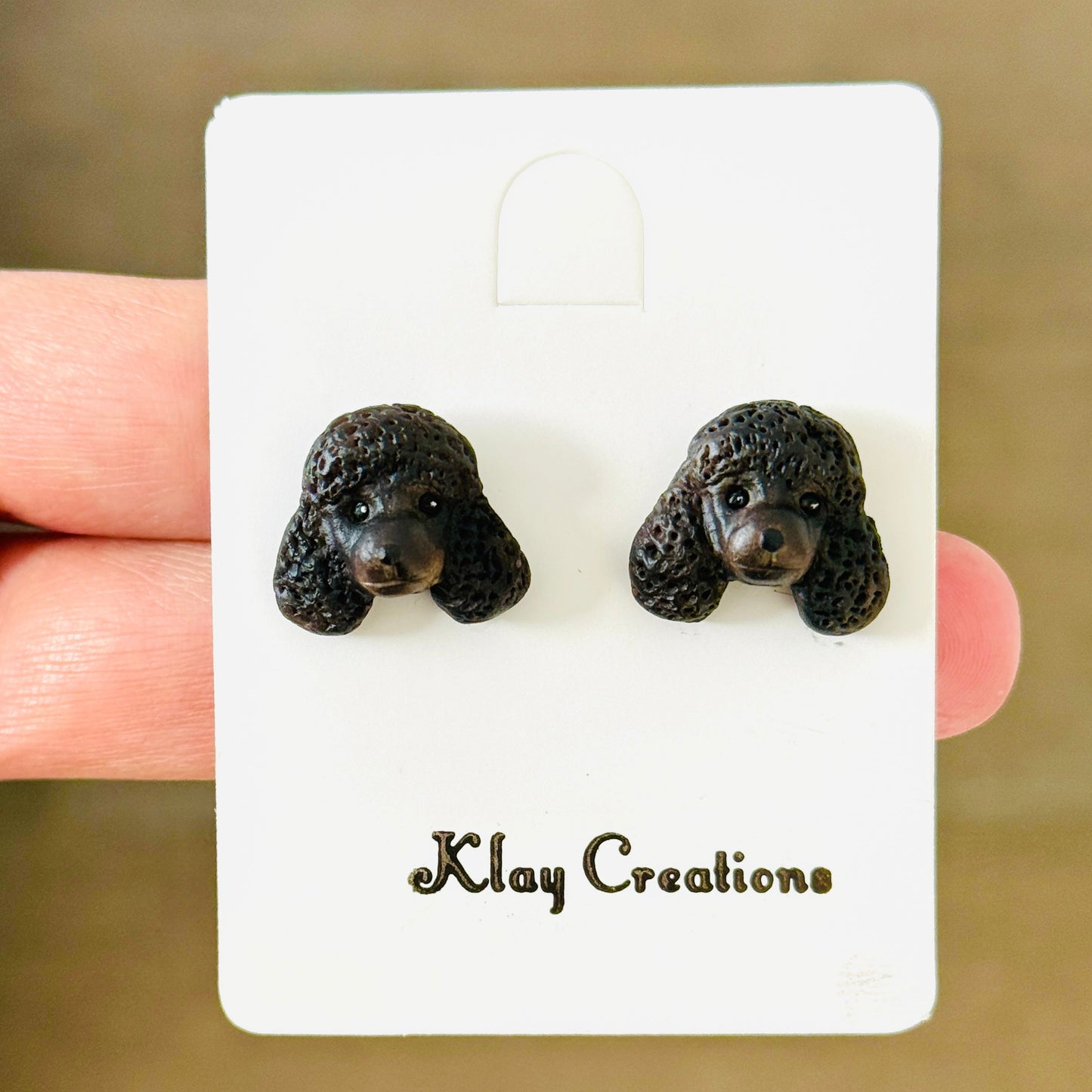 Handmade Polymer Clay Earrings - Dog Collection