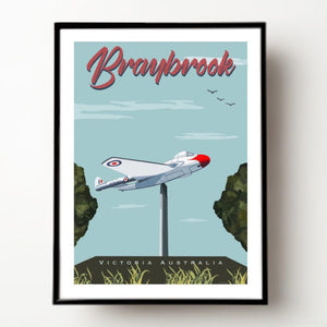 Vintage Poster - Braybrook Flight Central West