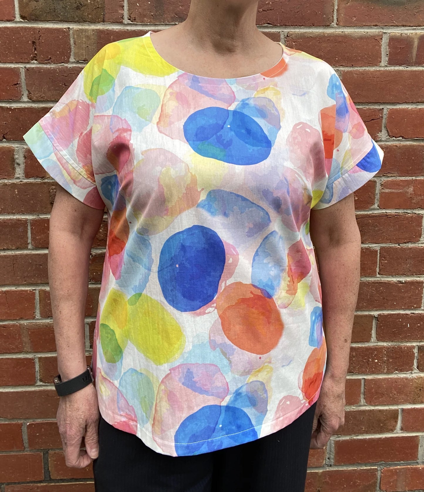 Women's Handmade Shell Top- Bubbles