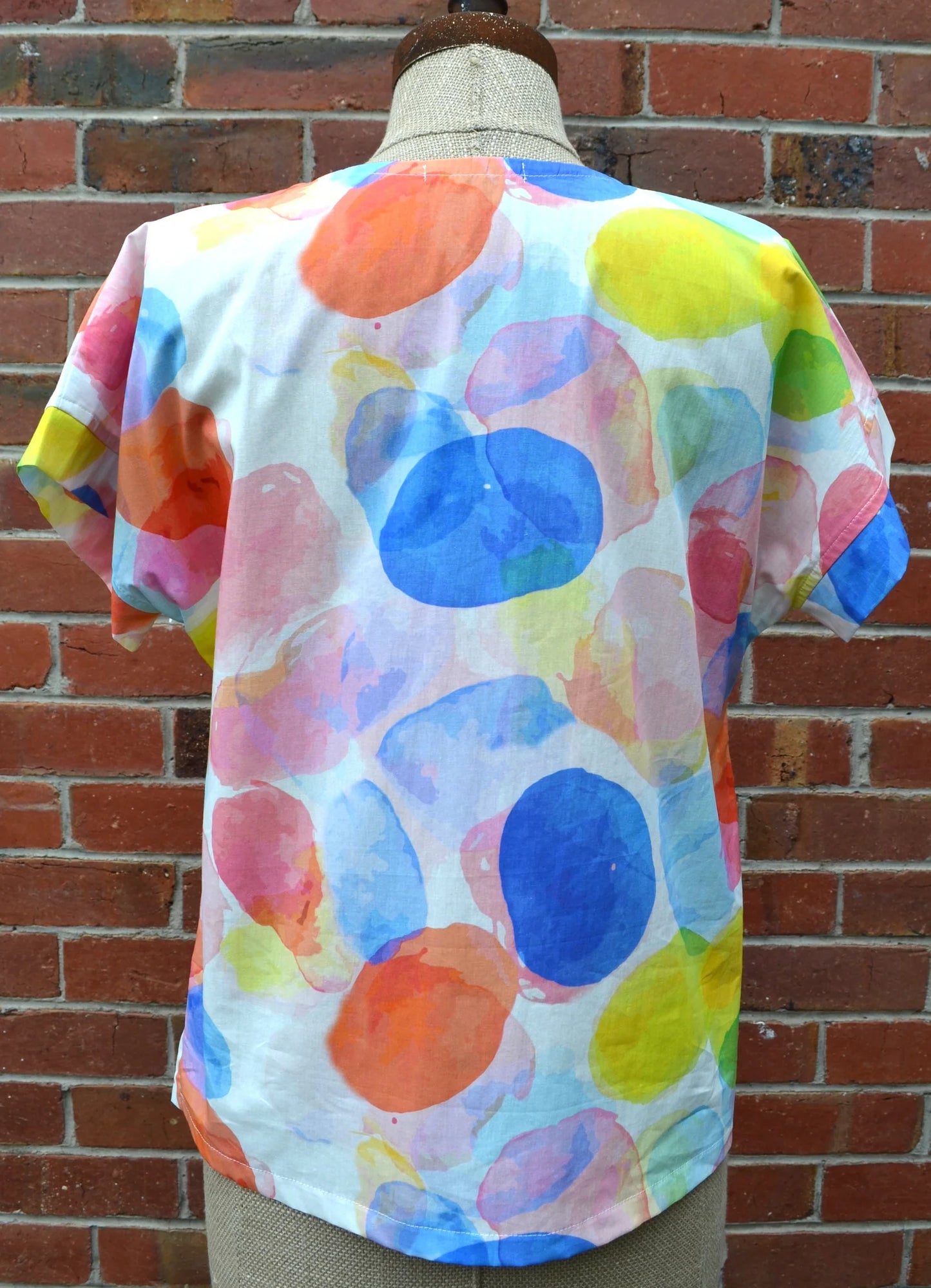 Women's Handmade Shell Top- Bubbles