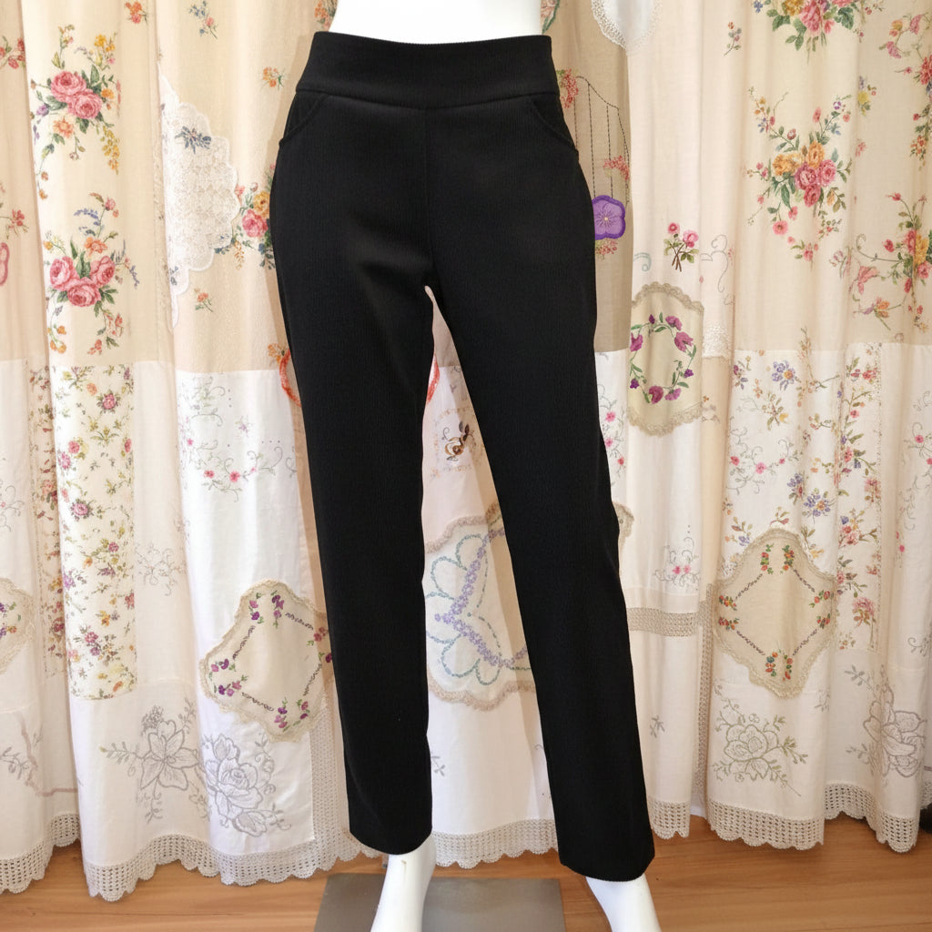 Women's Handmade Cord Cigi Pants - Black