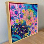 Original One of a Kind Resin Artwork with Frame - Vibrancy