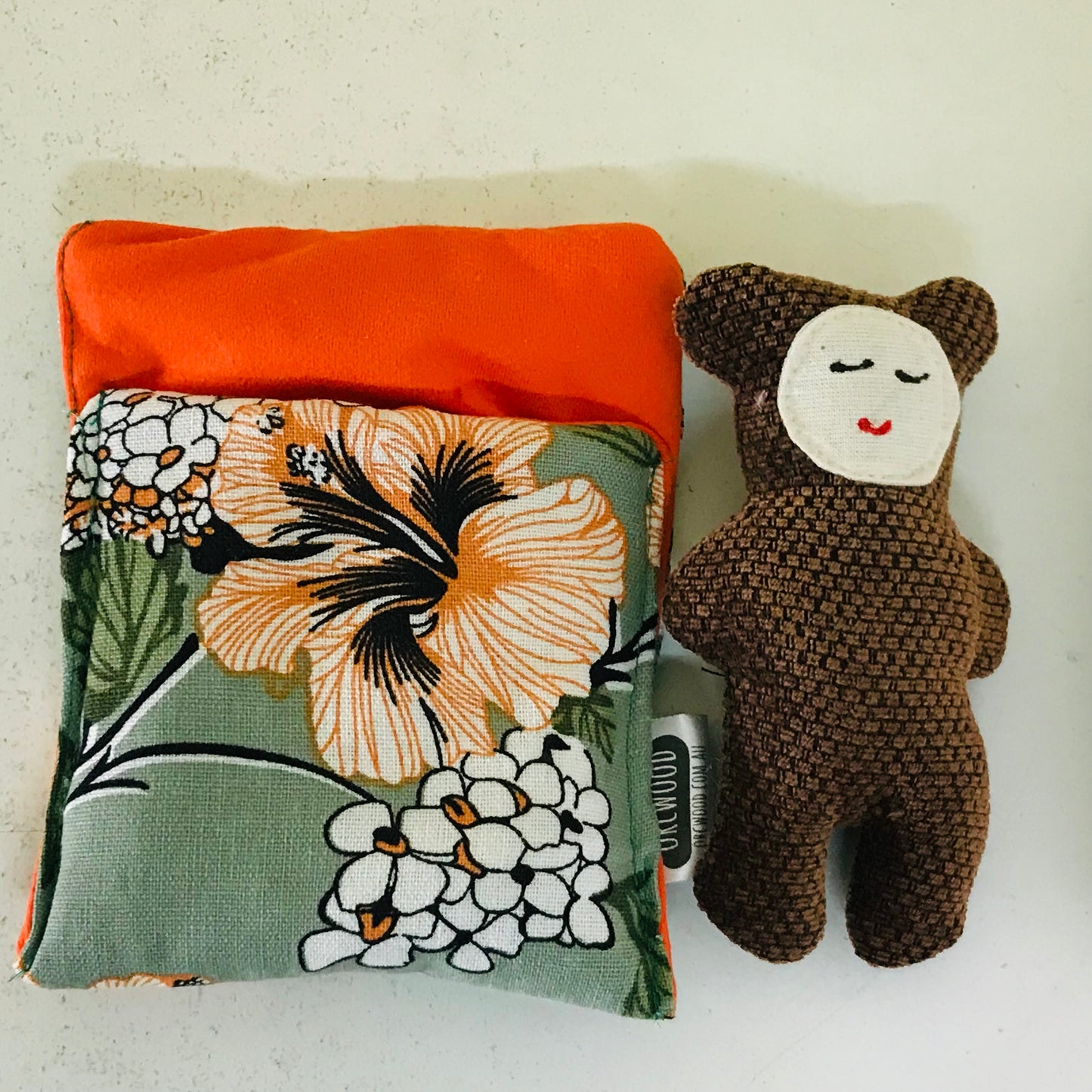 Handmade OOAK Mini Sleepy Bear with Sleeping Bag
