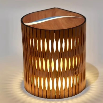 Bubble Cordless Lamp - Blackwood with Charcoal/Olive