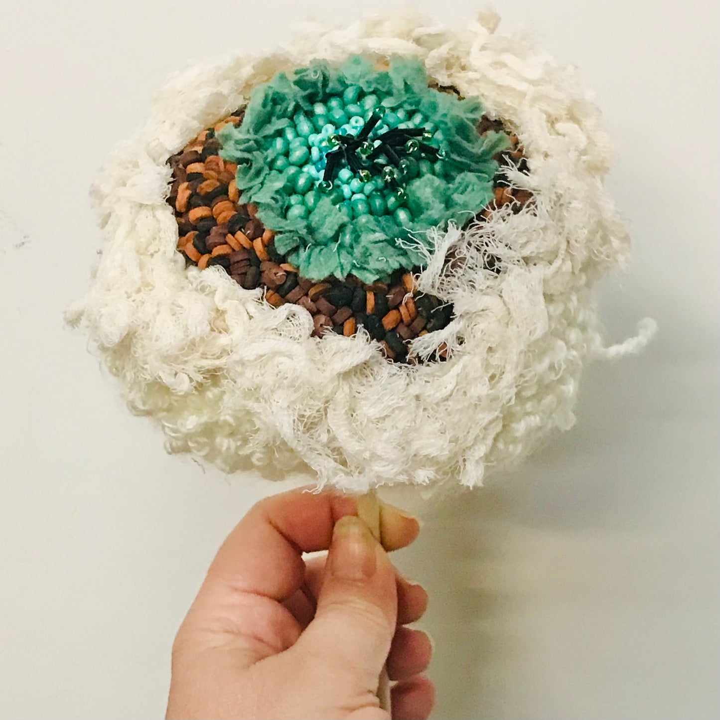Hand Beaded Cloth Flowers