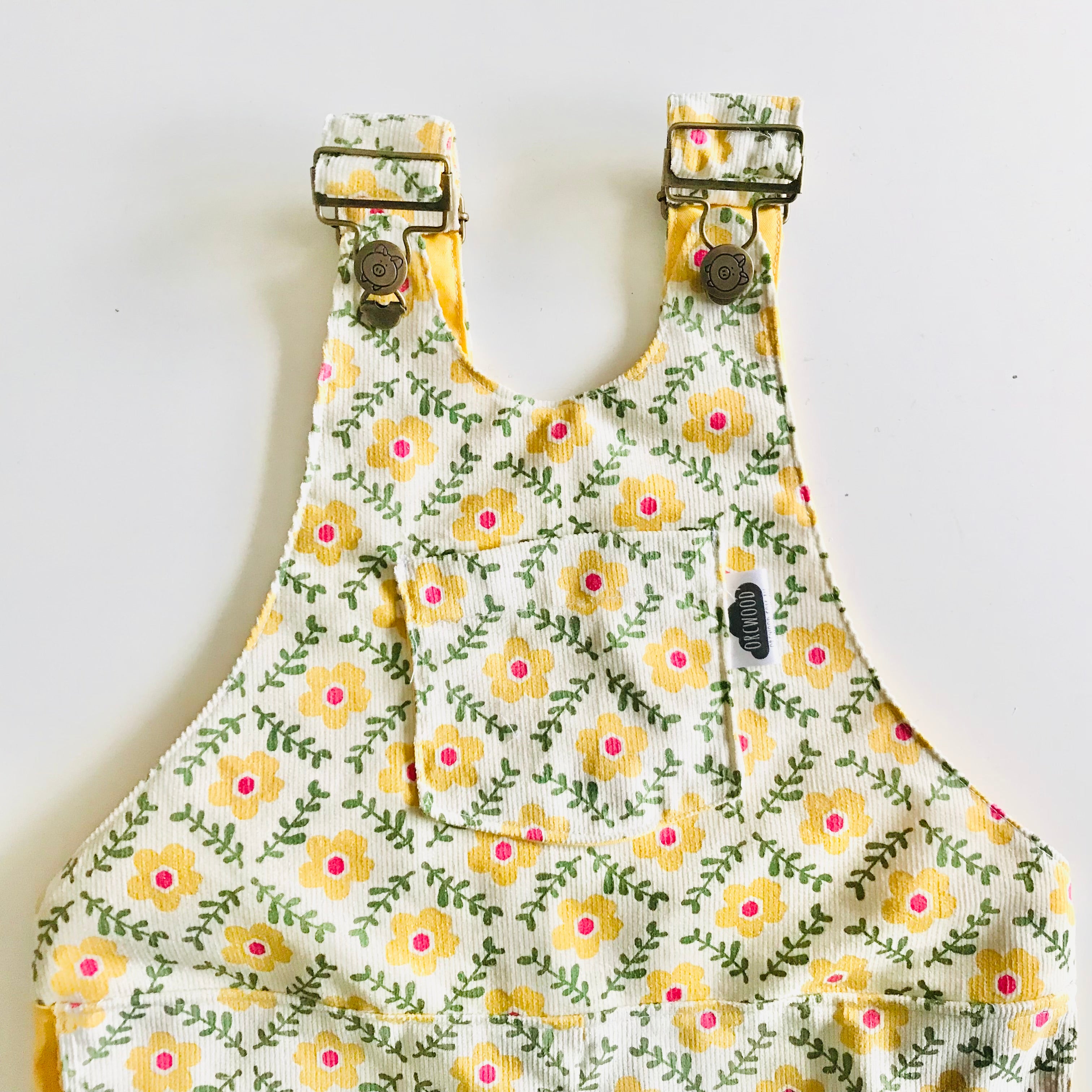Kids Overalls Dungarees - Sunflowers