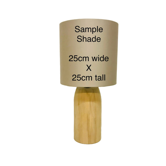 Lamp Base Only - Blonde Timber Table Lamp