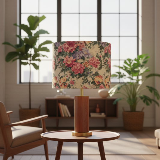 Custom Lamp Shade only - Vintage Roses