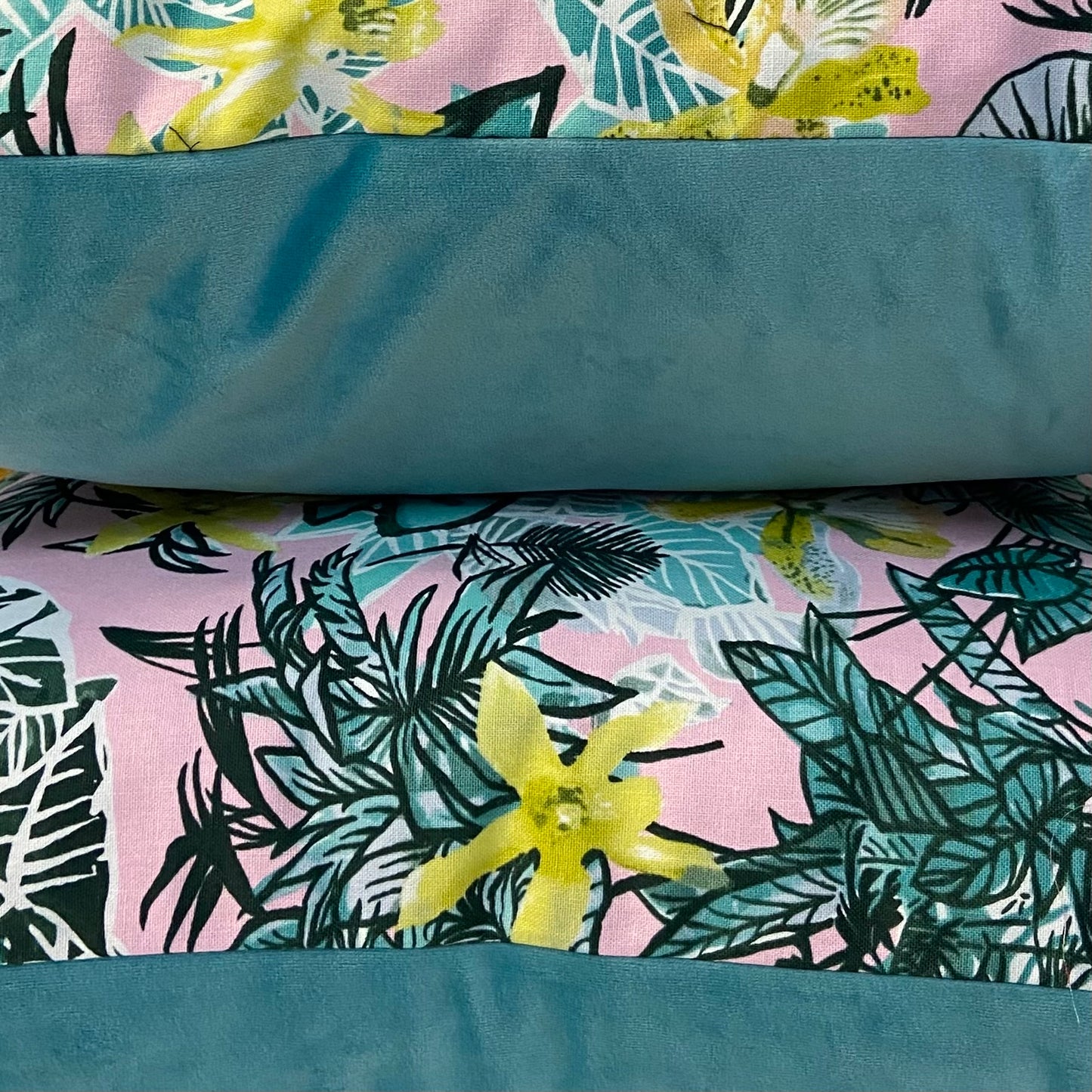 Cushion - TROPICAL ORCHIDS ON BLUSH