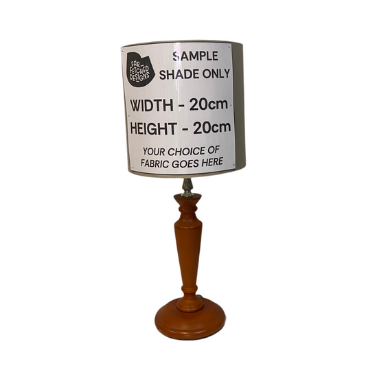 Lamp Base Only - Turned Timber Table Lamp