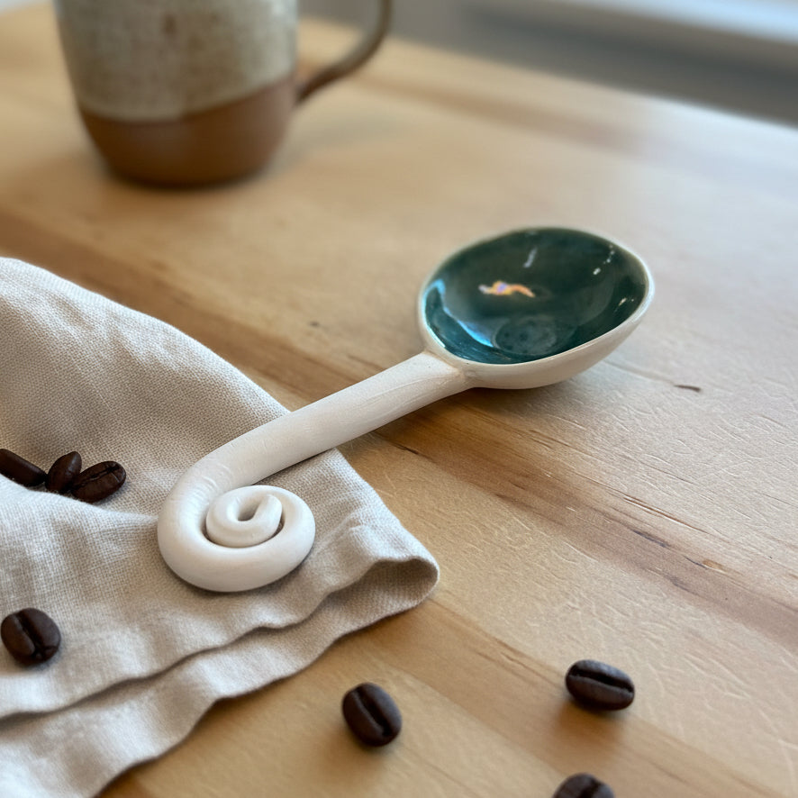 Handcrafted Ceramic Spoons