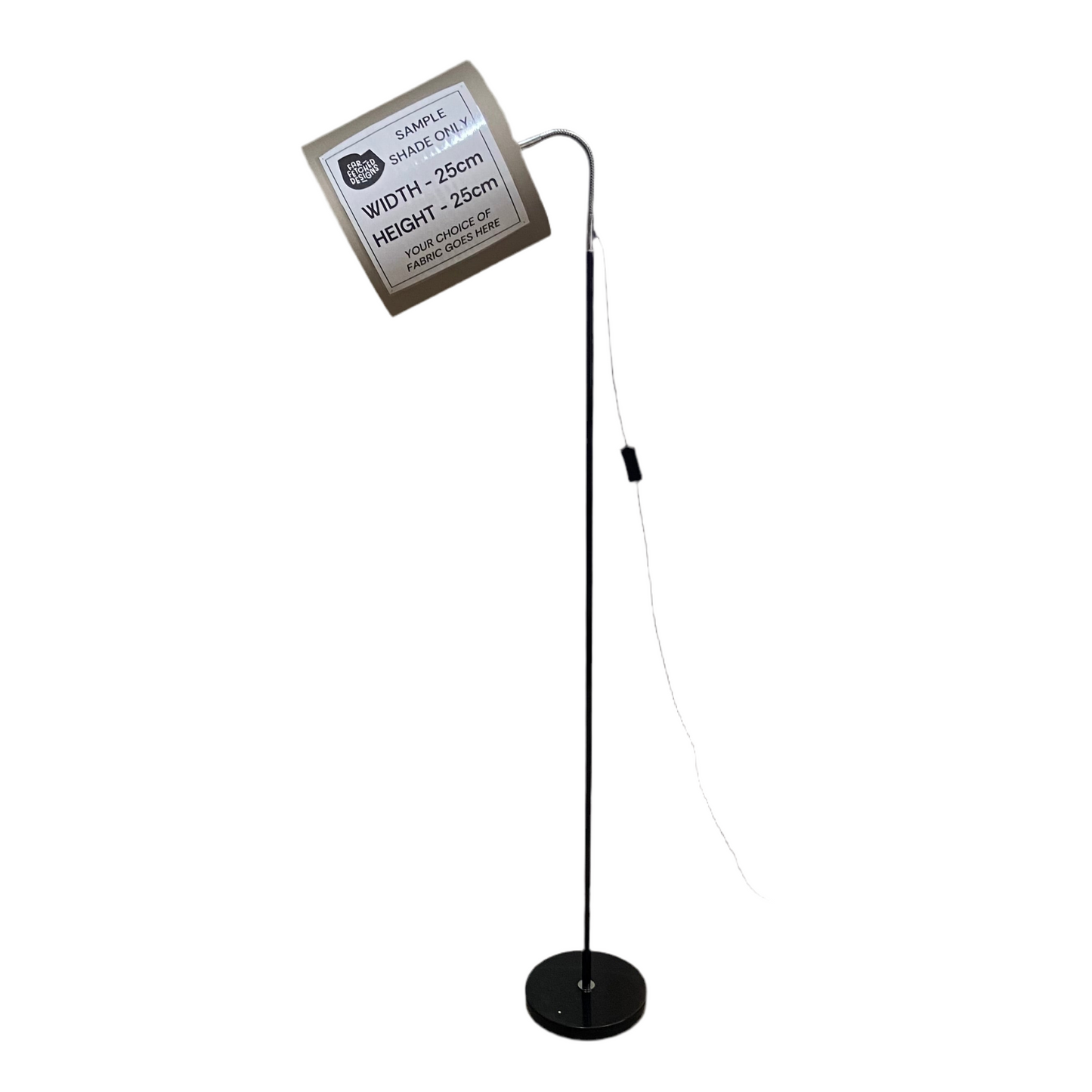 Lamp Base Only - Goose Necked Floor Lamp